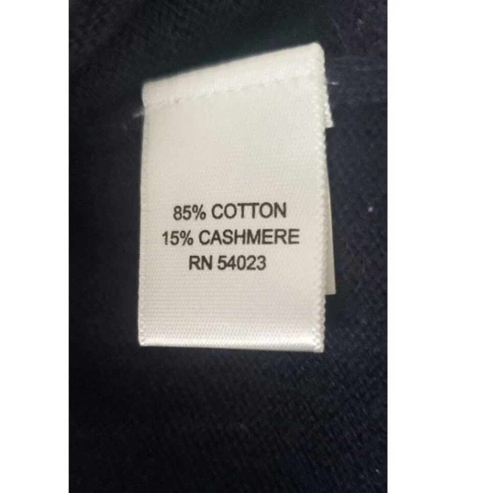 Banana Republic Cashmere Blnd Argyle Sweater High V-Neck‎ Pullover Men Sz XL